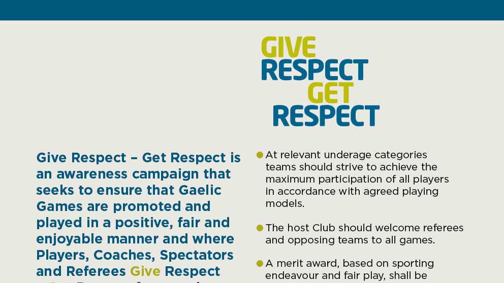 Give Respect, Get Respect